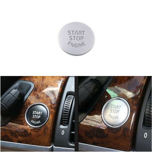Silver ABS Car Engine Start Stop Button Cover Sticker For BMW X5 E70 X6 E71, US $14.60, image 8