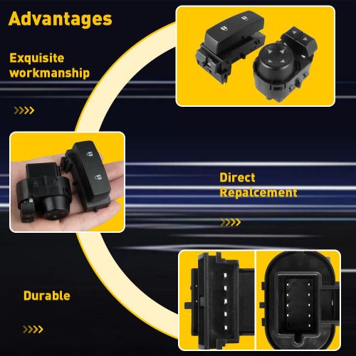 Left Door Lock Mirror Switch Driver for Chevrolet Silverado 1500 2500 GMC Sierra, US $15.99, image 11