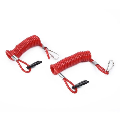 2x Boat Outboard Engine Cord Lanyard Kill Stop Switch Safety Tether For Yamaha^y, C $15.17, image 2