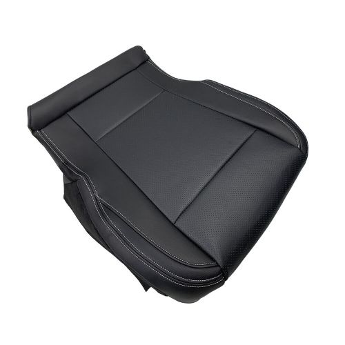 LARIAT DRIVER BOTTOM LEATHER SEAT COVER FOR 2017-2022 FORD F250 F350 BLACK NEW, US $78.39, image 4