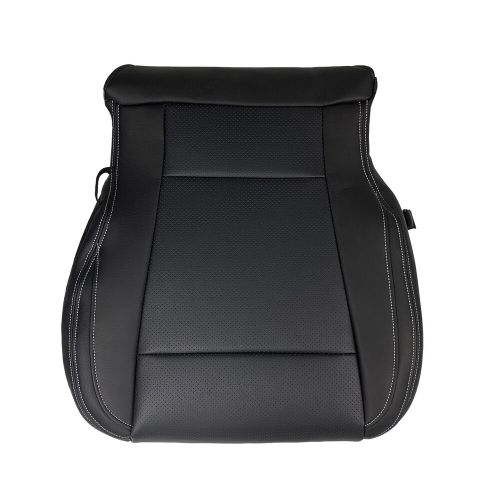 LARIAT DRIVER BOTTOM LEATHER SEAT COVER FOR 2017-2022 FORD F250 F350 BLACK NEW, US $78.39, image 10