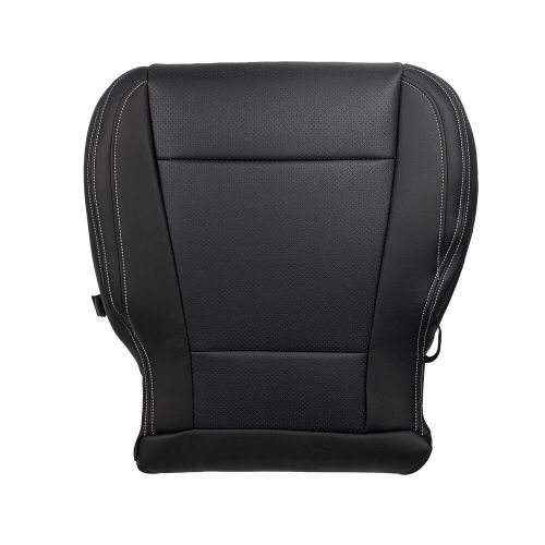 LARIAT DRIVER BOTTOM LEATHER SEAT COVER FOR 2017-2022 FORD F250 F350 BLACK NEW, US $78.39, image 11