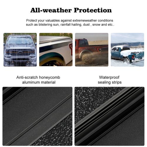 HARD TRI-FOLD TONNEAU COVER FOR 1993-2004 RANGER 6' FOLDING BED PICKUP TRUCK US, US $386.88, image 2