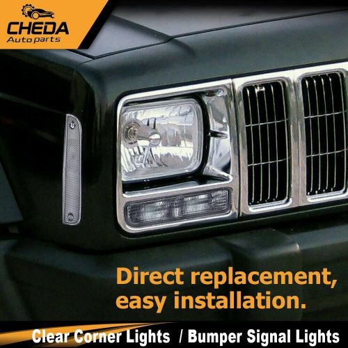 Clear Corner Lights + Bumper Signal Lights Fit For 1997-2001 Jeep Cherokee XJ, US $18.32, image 6