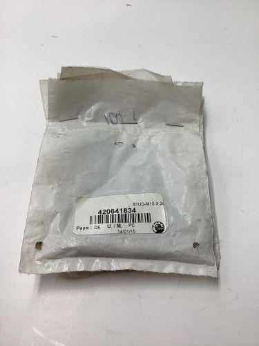 Qty 4 bombardier genuine oem stud-m10 x 29/17 p420641834