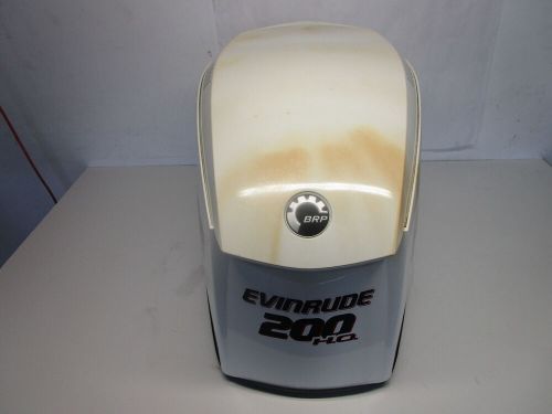 0285653 OMC Evinrude E-Tec 200 225 250 300 HP Cowl Top Motor Cover White 0285608, US $400.00, image 2