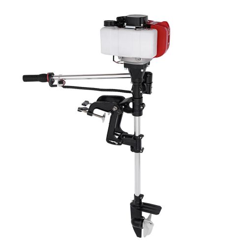 2-Stroke Outboard Motor 6 HP Boat Engine 45CC Motor CDI Air Cooling Short Shaft, US $275.90, image 2