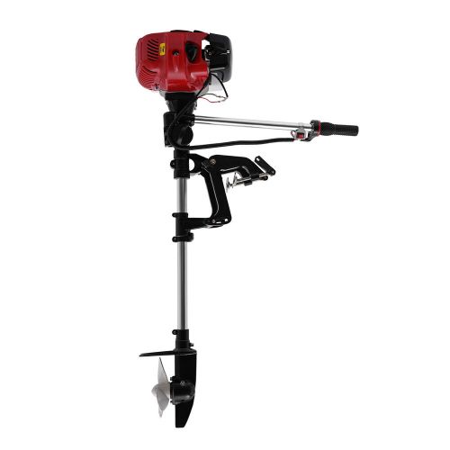 2-Stroke Outboard Motor 6 HP Boat Engine 45CC Motor CDI Air Cooling Short Shaft, US $275.90, image 3