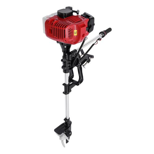 2-Stroke Outboard Motor 6 HP Boat Engine 45CC Motor CDI Air Cooling Short Shaft, US $275.90, image 4