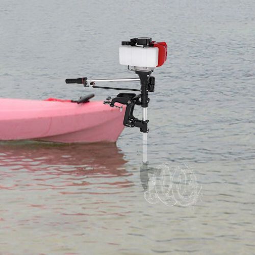 2-Stroke Outboard Motor 6 HP Boat Engine 45CC Motor CDI Air Cooling Short Shaft, US $275.90, image 10