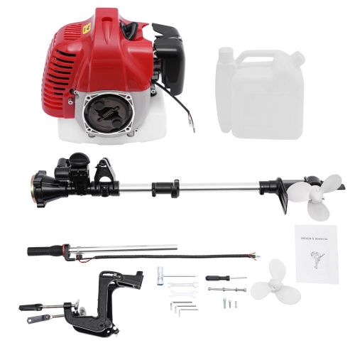 2-Stroke Outboard Motor 6 HP Boat Engine 45CC Motor CDI Air Cooling Short Shaft, US $275.90, image 13
