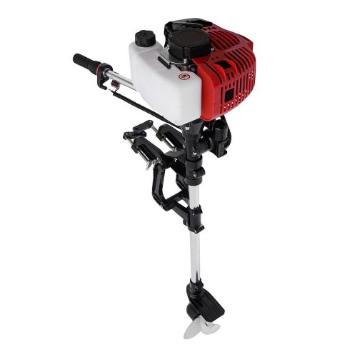 2-Stroke Outboard Motor 6 HP Boat Engine 45CC Motor CDI Air Cooling Short Shaft, US $275.90, image 15