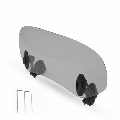 Universa Motorcycle Windshield Wind Screen Deflector Extension Spoiler Clip On M, US $22.99, image 7