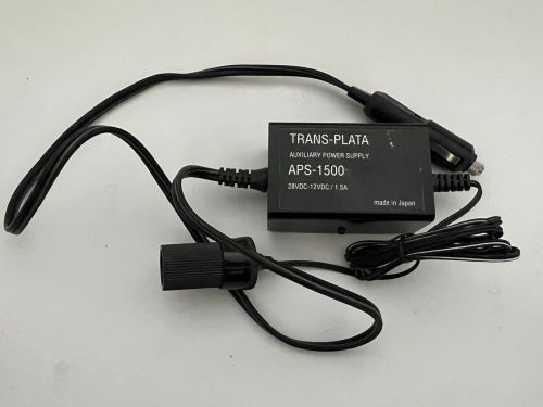 Trans plata aps-1500 aux voltage converter (volts: 28 to 12 vdc 1.5amp)