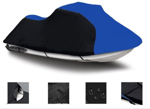 BLK/BLUE Yamaha WaveRunner Cover Jet Ski PWC Trailerable GP 1300R/800R 2001-2008, US $79.99, image 4