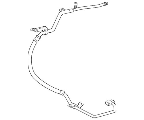 New oem genuine toyota 05-15' tacoma ac low side suction hose 88704-04020