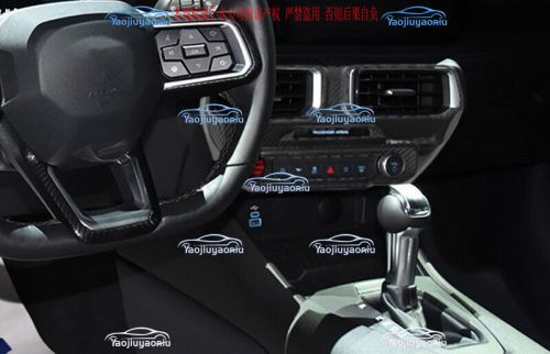 Real Carbon Center Console Molding Cover Trim 1pcs For Ford Mustang 2024-2026, US $159.90, image 2