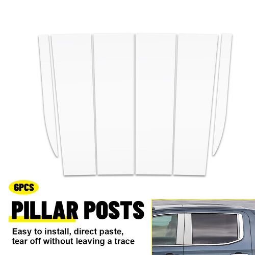 6X Door Trim Pillar Posts Chrome Cover Decor For 2019-2024 Chevy Silverado 1500, US $19.99, image 11