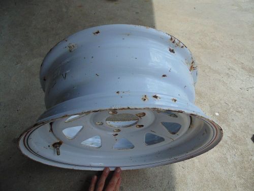 15x6 5 on 4.5 inch White Trailer Wheel Rim 15 Inch 5 Lug C/O RV Spare Steel, US $49.99, image 3