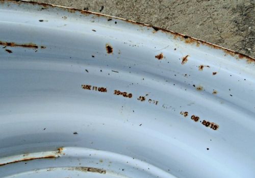 15x6 5 on 4.5 inch White Trailer Wheel Rim 15 Inch 5 Lug C/O RV Spare Steel, US $49.99, image 9