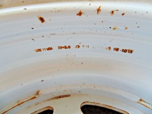 15x6 5 on 4.5 inch White Trailer Wheel Rim 15 Inch 5 Lug C/O RV Spare Steel, US $49.99, image 13