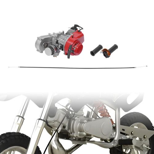 49CC 2 Stroke Racing Engine Petrol Motor Recoil Pull Start Fit For Dirt Bike ATV, US $75.02, image 4