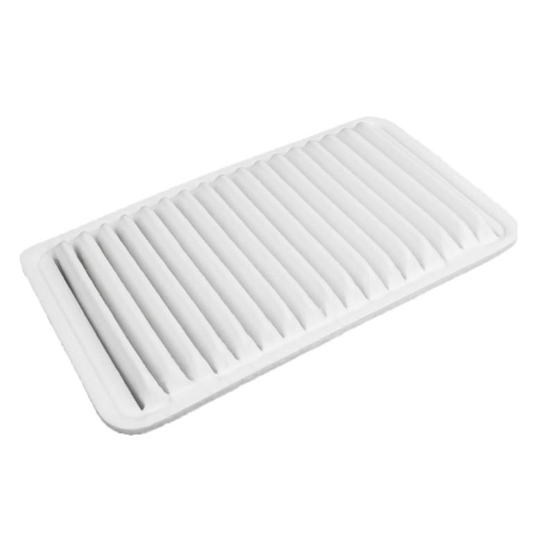 Car white pleated panel air intake filter assembly 17801-20040