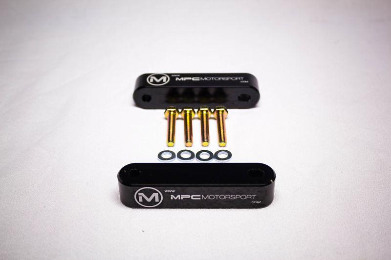 Mpc motorsport billet hood riser kit 90-01 integra / 88-00 civic [black]