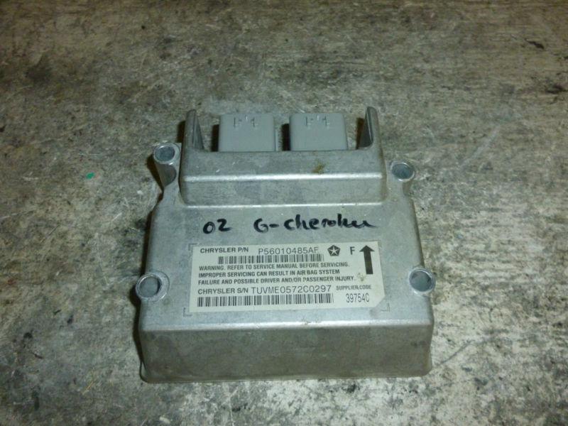 Find 2002 JEEP GRAND CHEROKEE 02 AIRBAG SRS SENSOR CONTROL MODULE