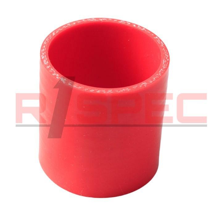 Universal 63mm 2.5'' 3 ply straight red silicone hose coupler turbo intercooler
