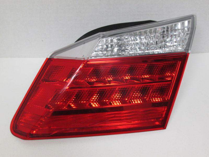 Find 2013 HONDA ACCORD PASSENGER SIDE INNER TRUNK TAIL LIGHT CRACKED in