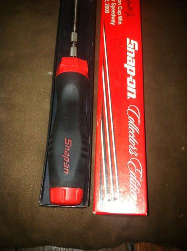 Snap on black,red soft grip handle dale earnhardt jr ratcheting screwdriver new