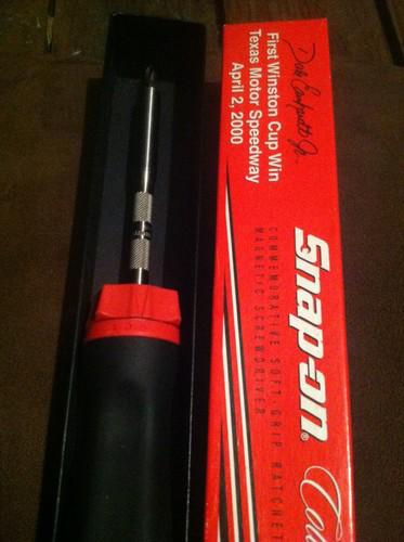 Snap On Black,red Soft Grip Handle Dale Earnhardt Jr Ratcheting Screwdriver New, US $10.50, image 2