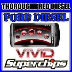 Superchips vivid tuner, ford diesel, superduty powerstroke, excursion  518550