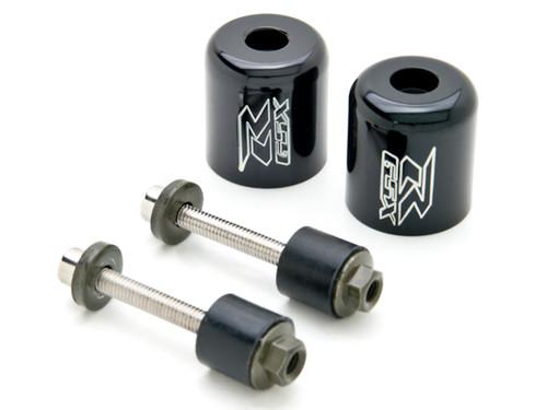 Black Bar Ends Logo Hand Grip Handlebar End Caps For Suzuki SV650/S 2001-2012, US $14.99, image 2