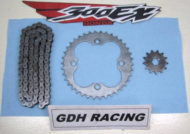 2006 trx 300ex stock chain & sprocket set 300ex 250x