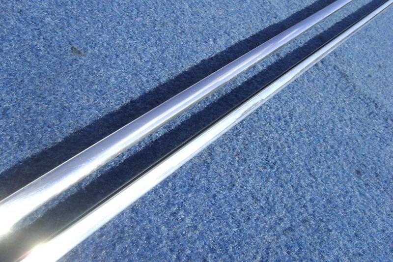 1959 59 Chevy Bel Air Biscayne 2dr REAR QUARTER FIN MOULDINGS GOOD USED PAIR, US $100.00, image 5