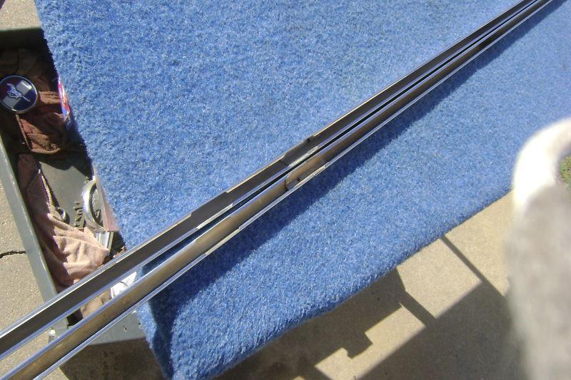 1959 59 Chevy Bel Air Biscayne 2dr REAR QUARTER FIN MOULDINGS GOOD USED PAIR, US $100.00, image 10