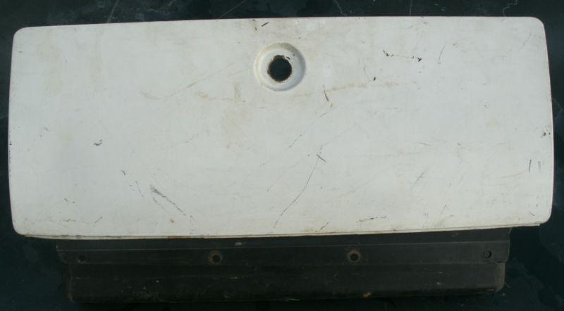 1969 69 chevrolet chevy glovebox door box liner hinge nova gm dash white oem