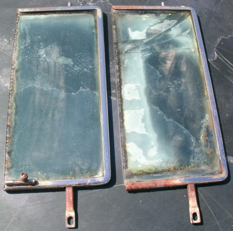 1955 55 56 57 chevy chevrolet belair nomad chrome window vent frames glass oem 