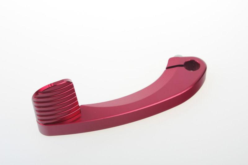 Red peugeot speedfight 2 50 ludix trekker squab kickstart pedal lever anodised 