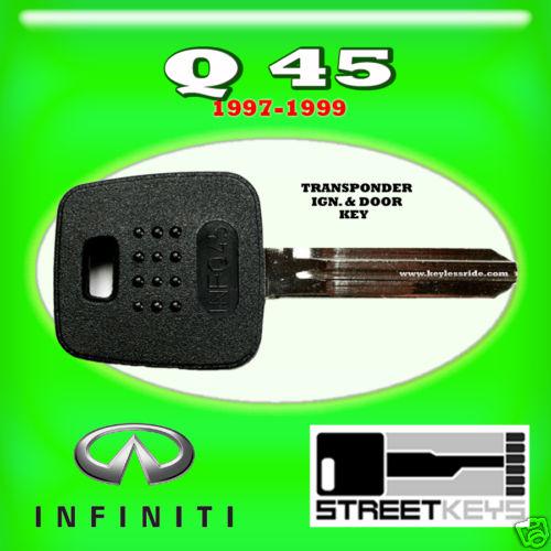 97 98 99 infiniti q45 transponder chip ignition key