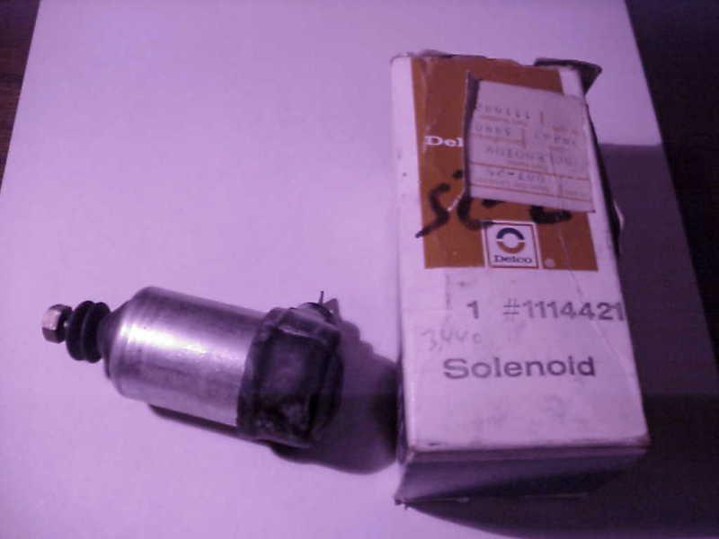 Find NOS 19681970 Corvette Camaro Chevelle Carb Idle Control Solenoid