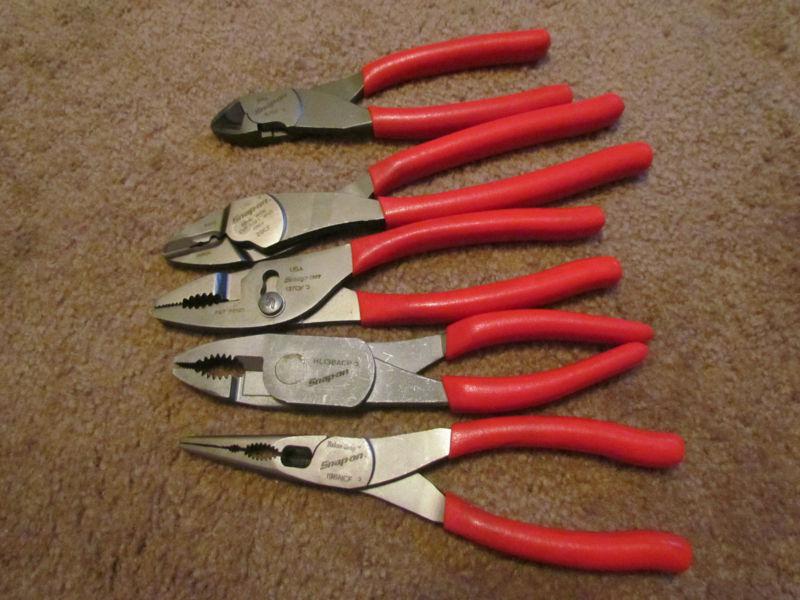5 EXCELLENT SNAP ON PLIERS HL138ACP 196NCF 137CF 29CF 87CF NO ID MARKS NICE, US $149.00, image 2