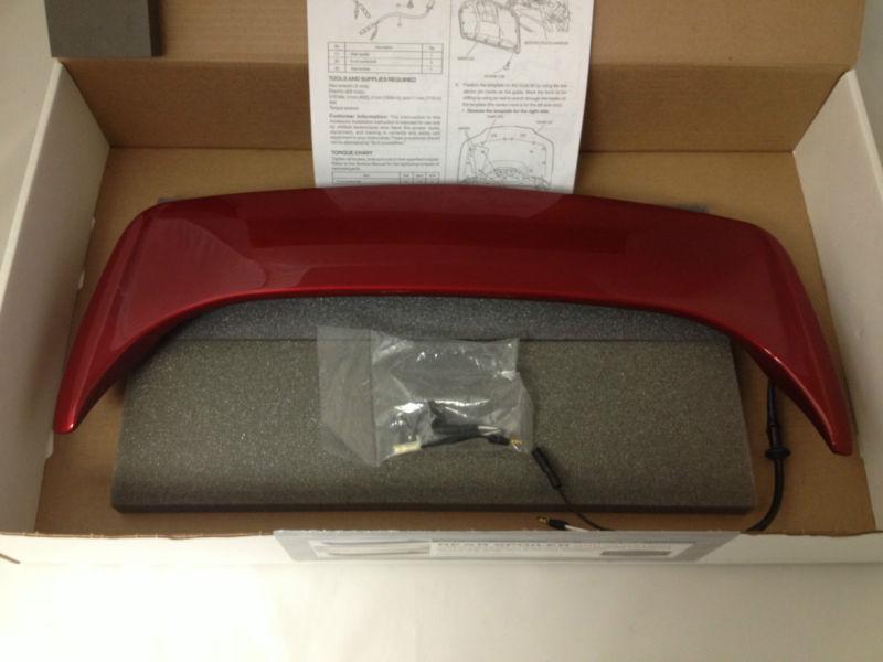 2012 12 honda gold wing 1800 candy red rear spoiler with brake light gl1800