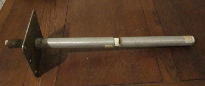 Bass fishing boat part steel seat pedestal base one 7"x7"-23" tall-.75" id hole