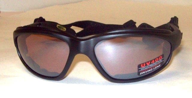 Chopper biker reflective amber sunglasses goggles uv protection