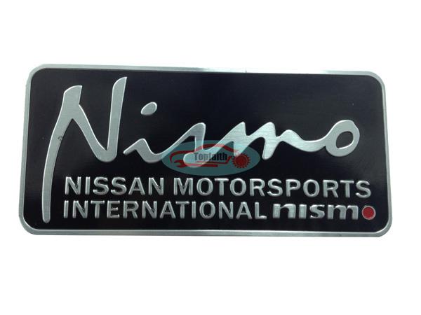 Side rear motor sports emblem badge sticker for motorsports international nismo 
