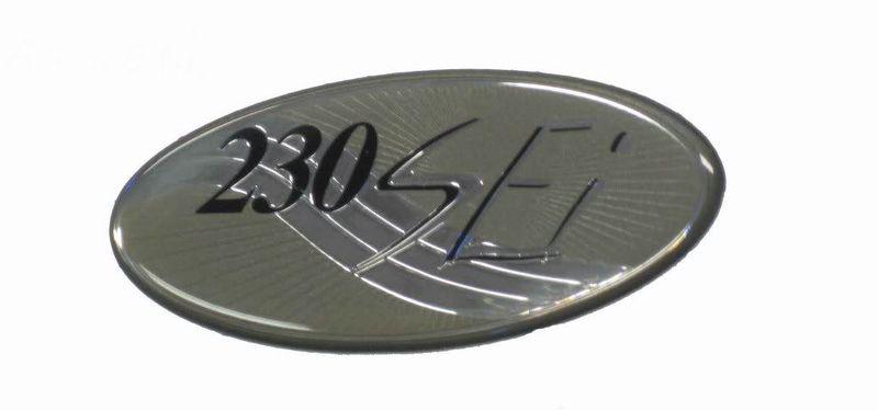 Larson boats 230 sei decal genuine factory domed logo
