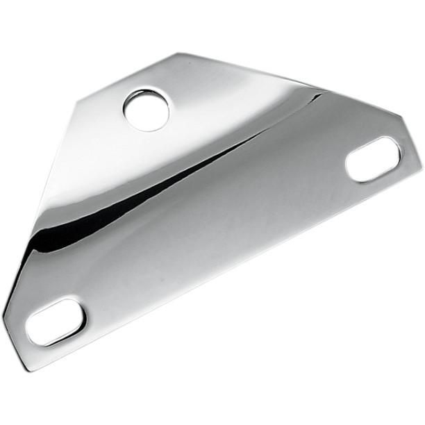 Drag specialties chrome bottom-mount headlight bracket mount for harley custom